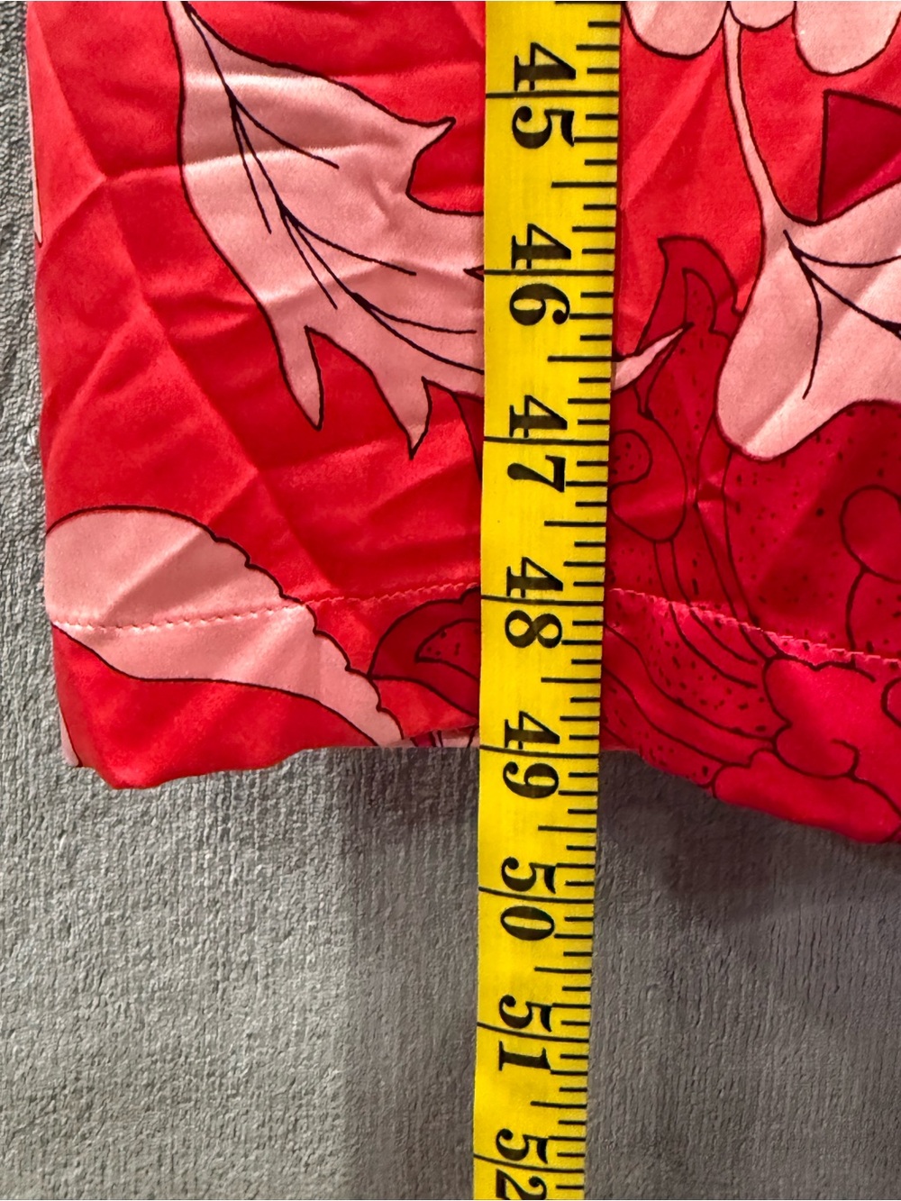 Natori Satin Robe Kimono With Pockets Size M Vibrant Floral Print Elegant Boho - Picture 3 of 9